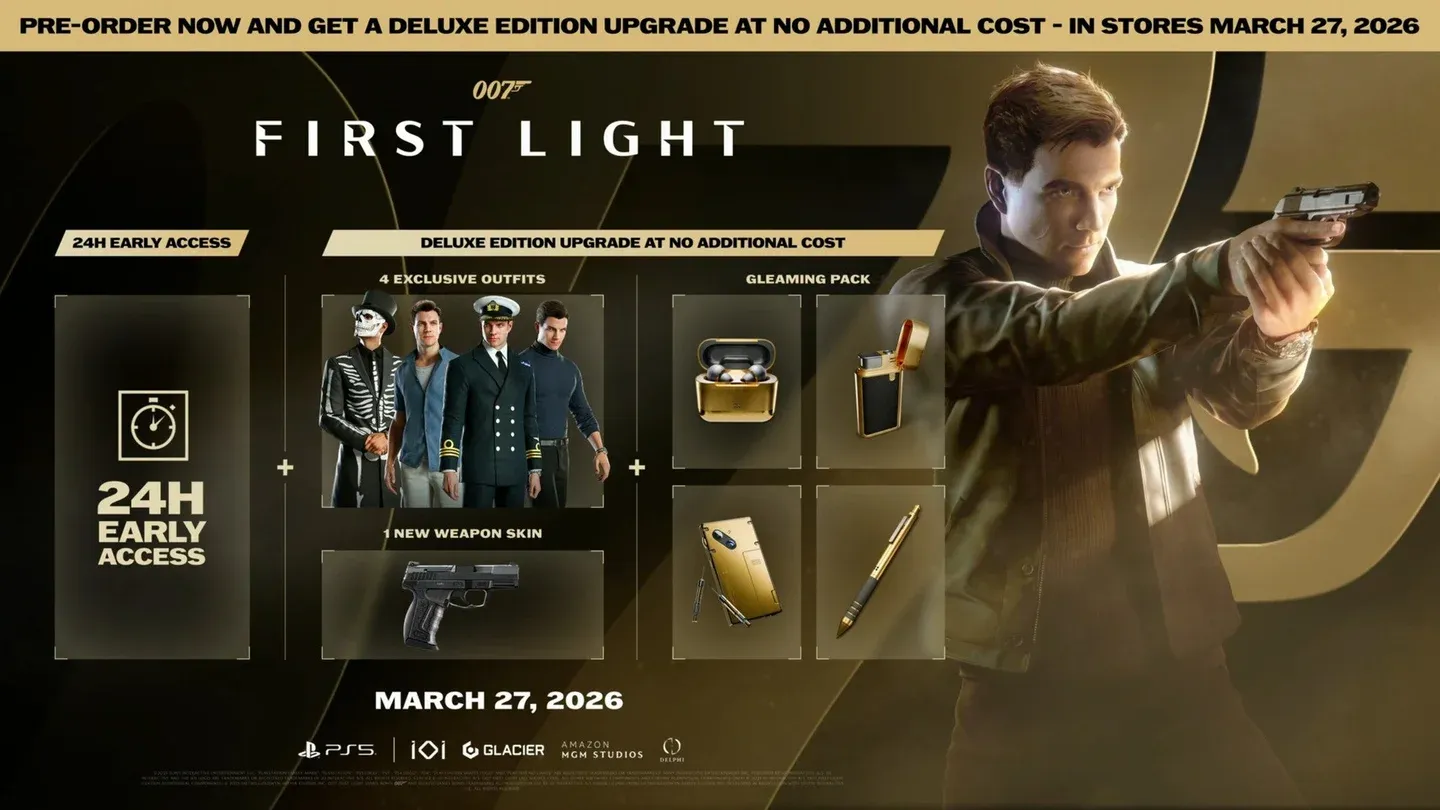 Bond's full wardrobe screen