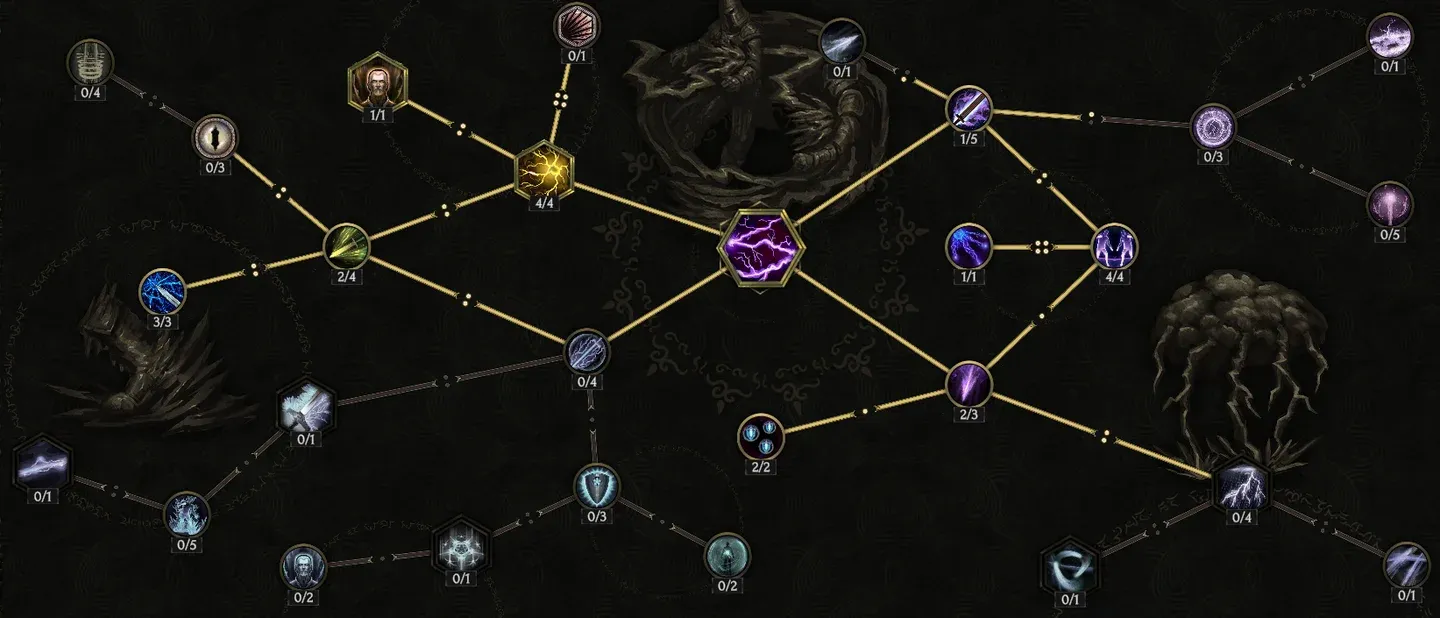 Runemaster skill tree setup