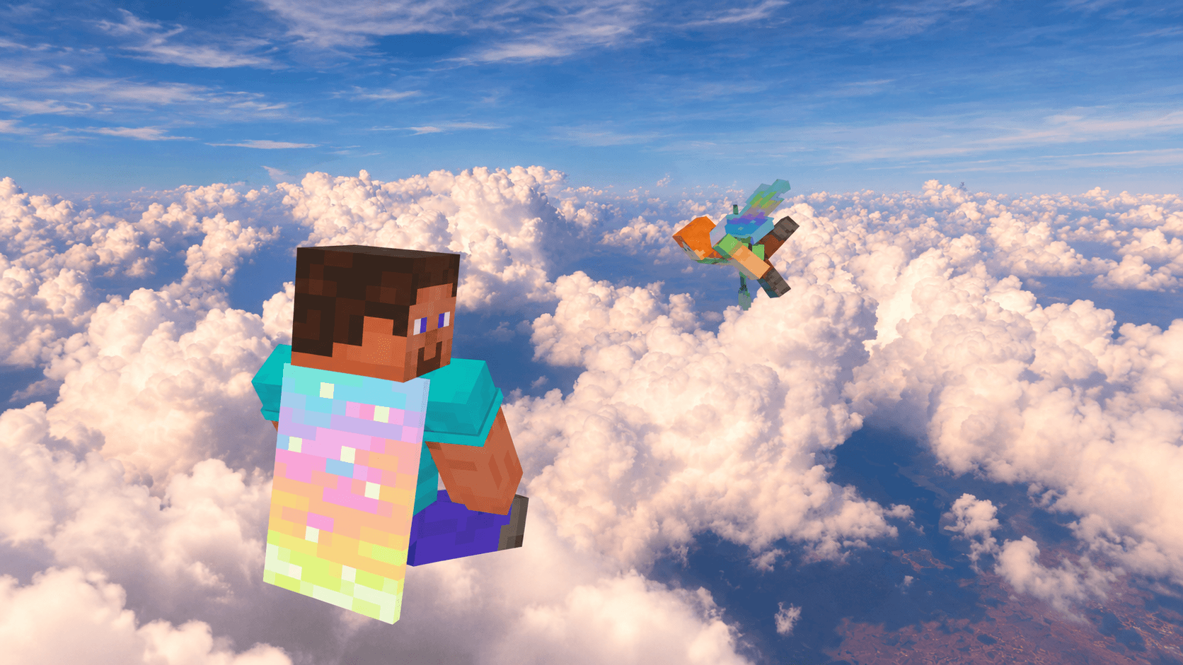 Como resgatar a Aurora Cape grátis no Minecraft Java & Bedrock