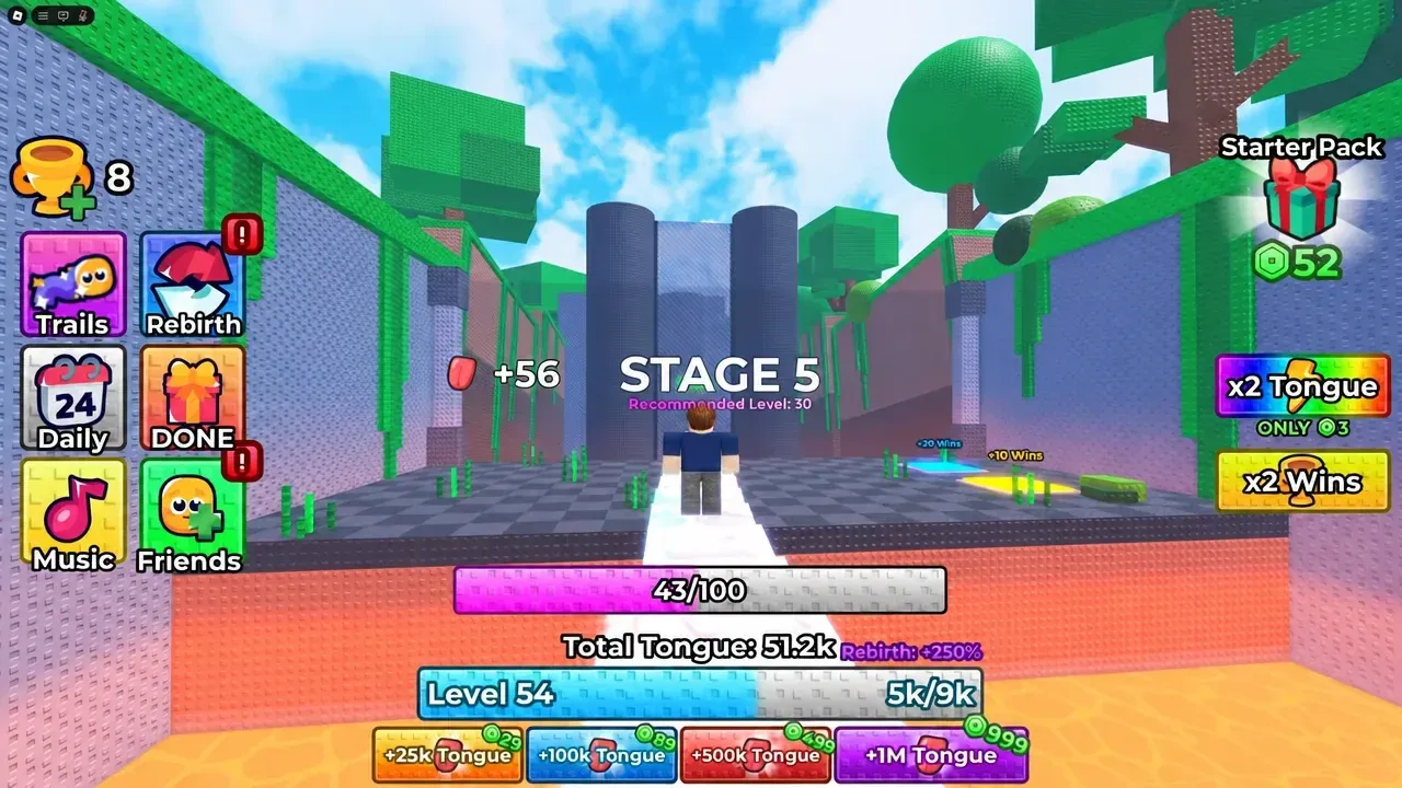 Server leaderboard rankings