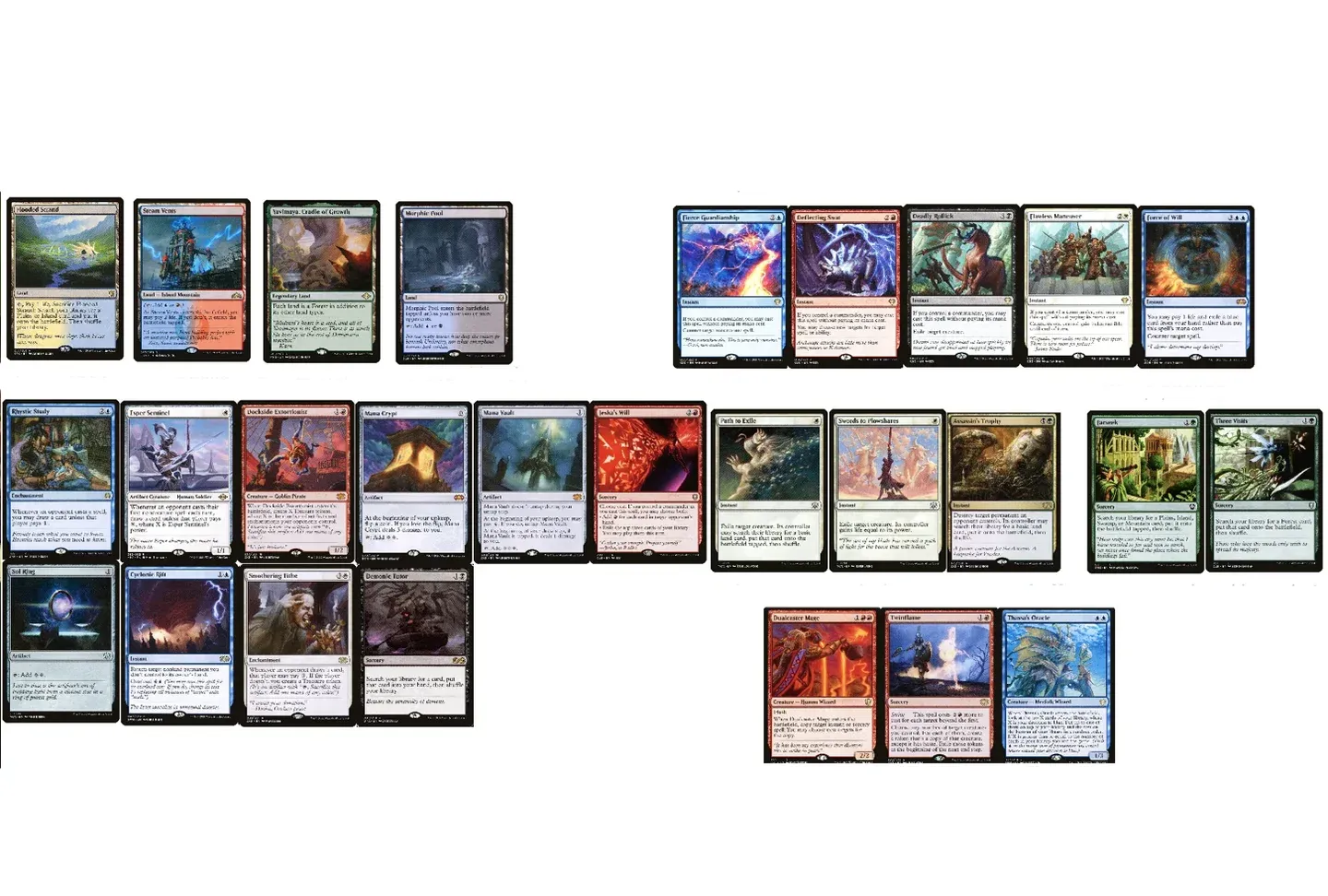 Mono-white legends deck lineup