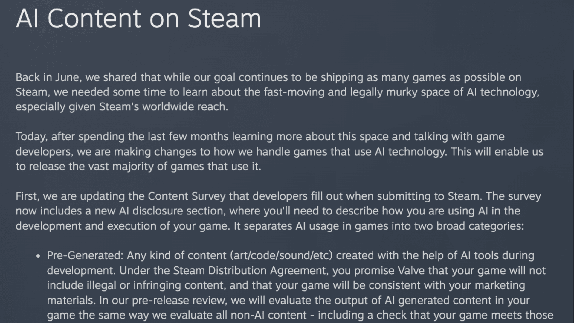7% 的 Steam 游戏使用 AI image