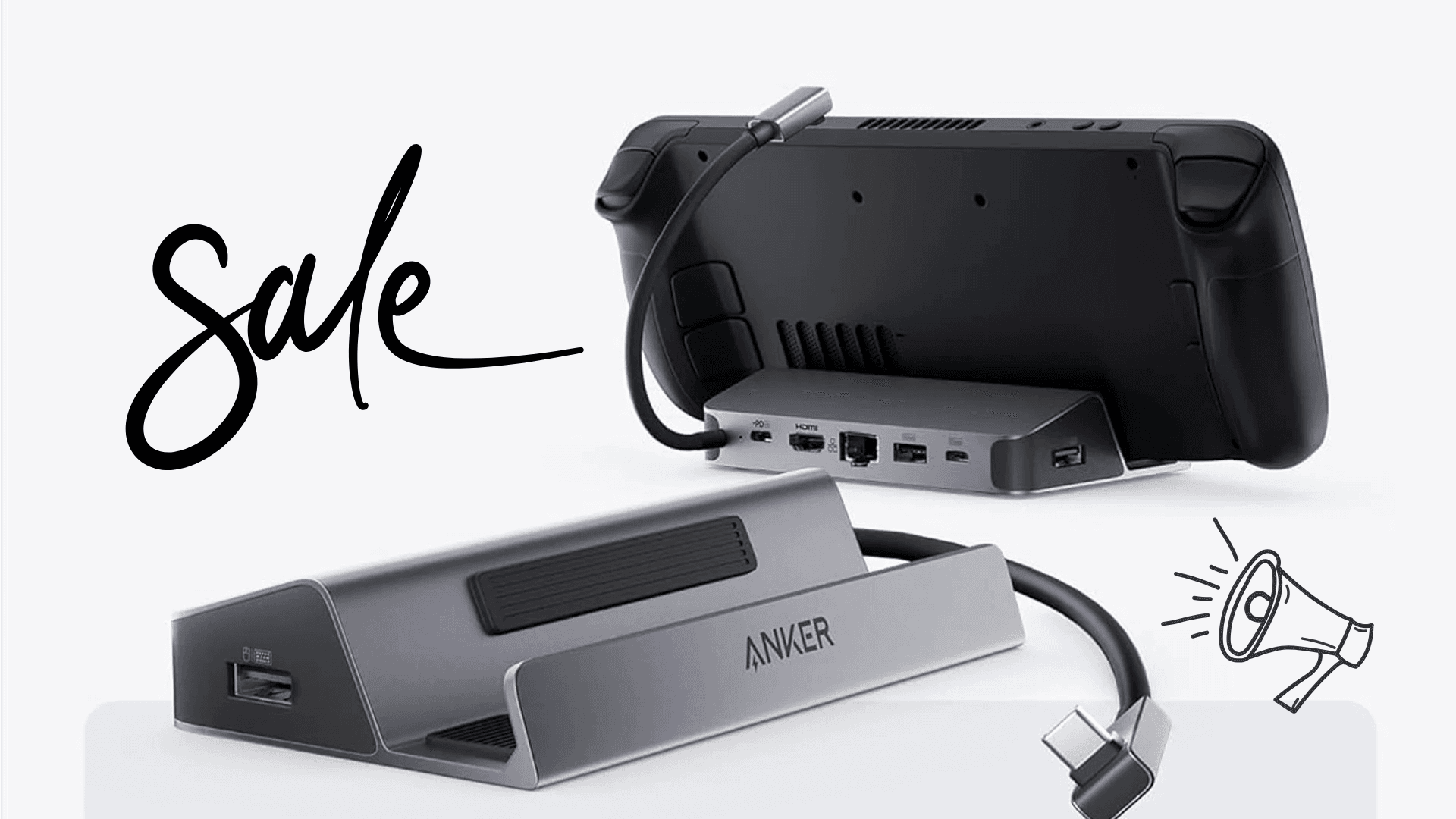 Anker 6合1 Steam Deck扩展坞降至30美元 image