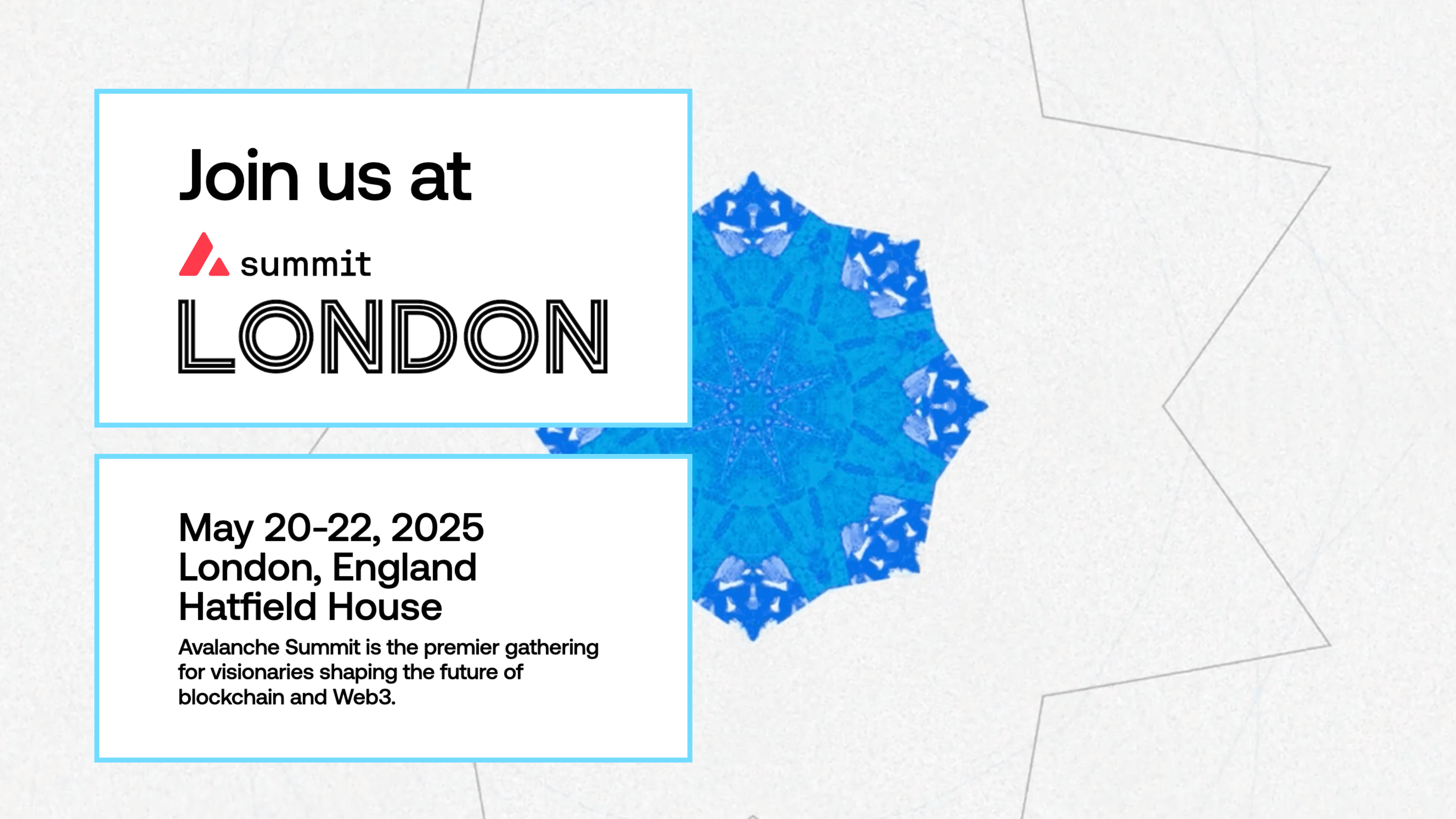 Avalanche Summit London May 2025 image