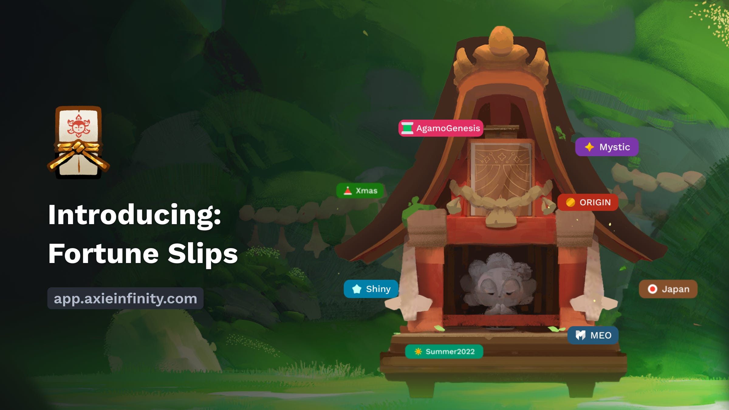 Axie Infinity presenta Fortune Slips: antesala de las evoluciones de partes de Axie image