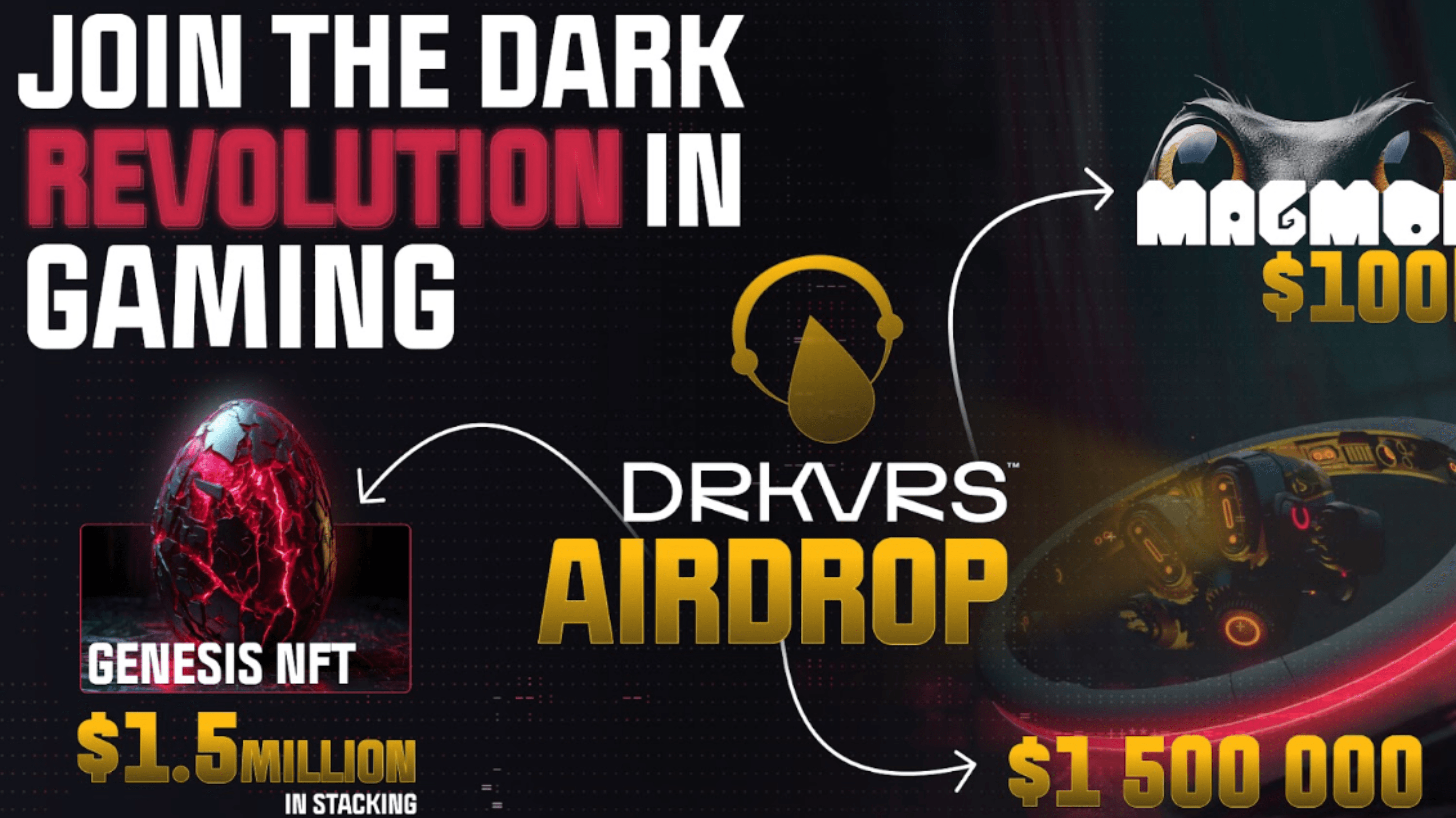 DRKVRS空投活动提供160万美元奖金池 image