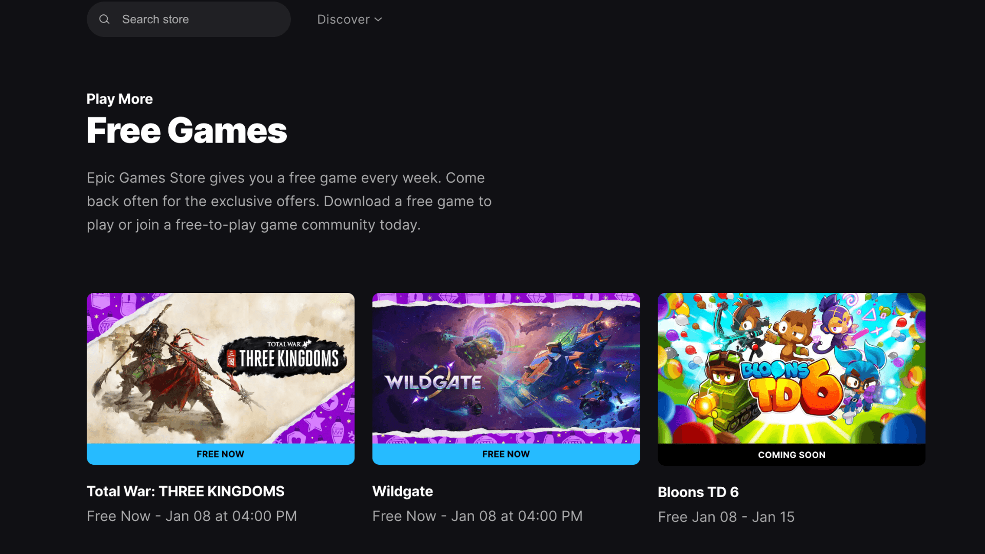 Epic Games Store แจกเกมฟรี 2 ม.ค. | GAMES.GG