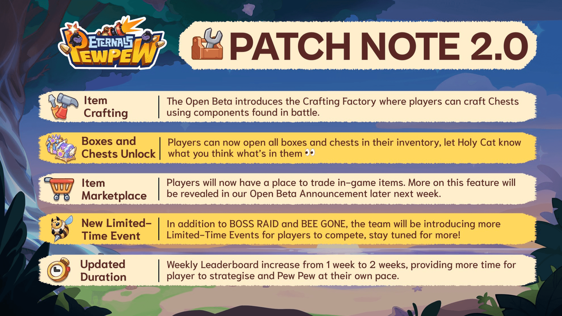 Eternals Pew Pew: Próxima Beta Abierta image