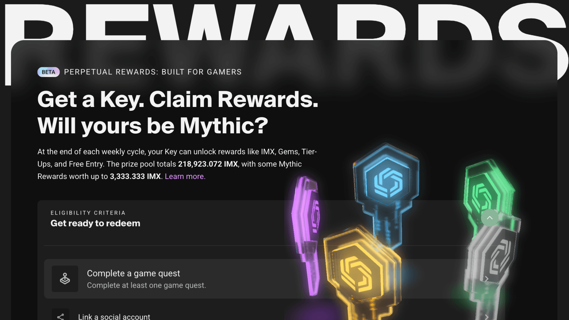 Immutable Launches Perpetual Rewards System | GAMES.GG