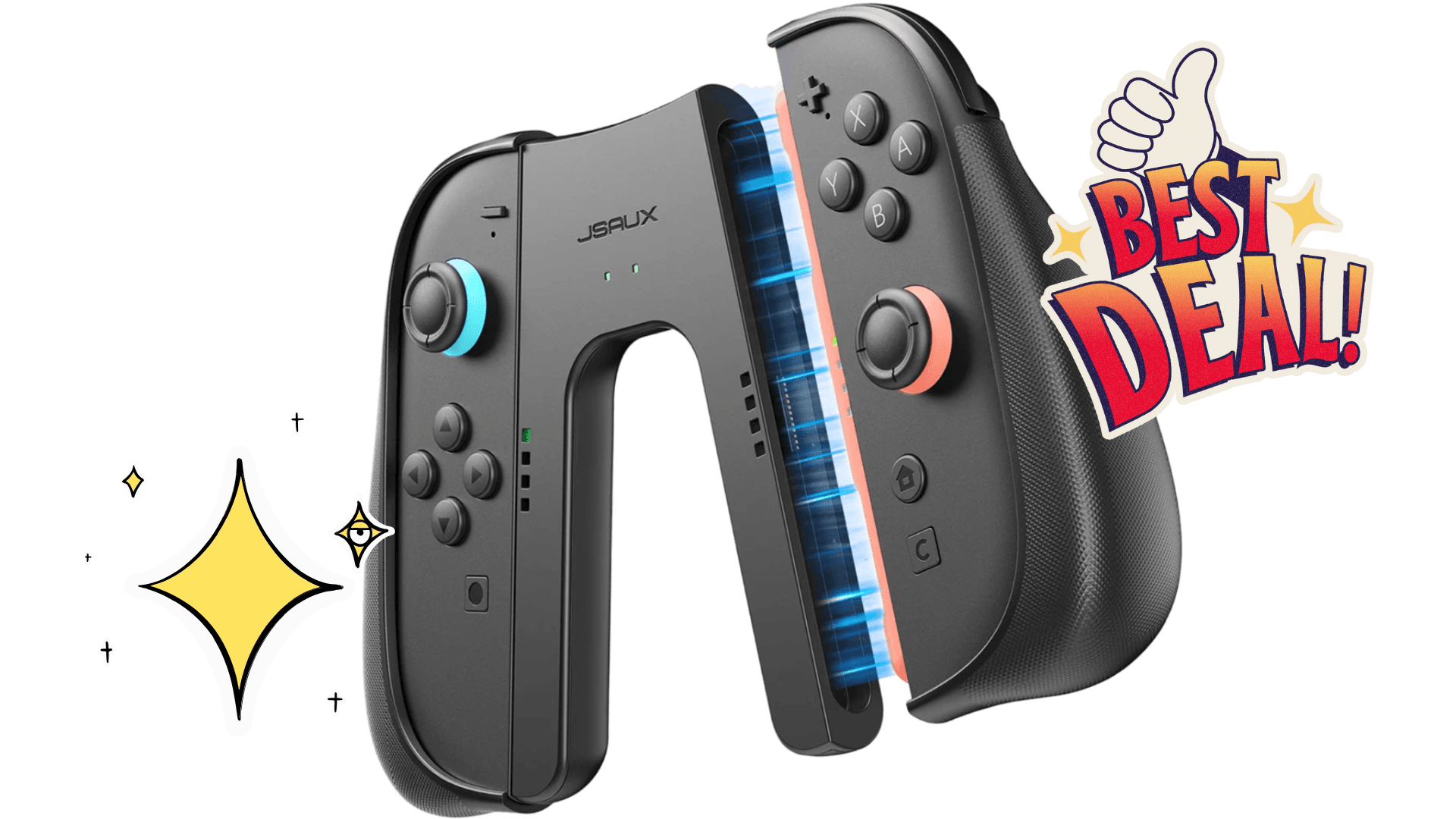 JoyVerse Dual Joy-Con Grip for Switch 2 レビュー 2026 | GAMES.GG