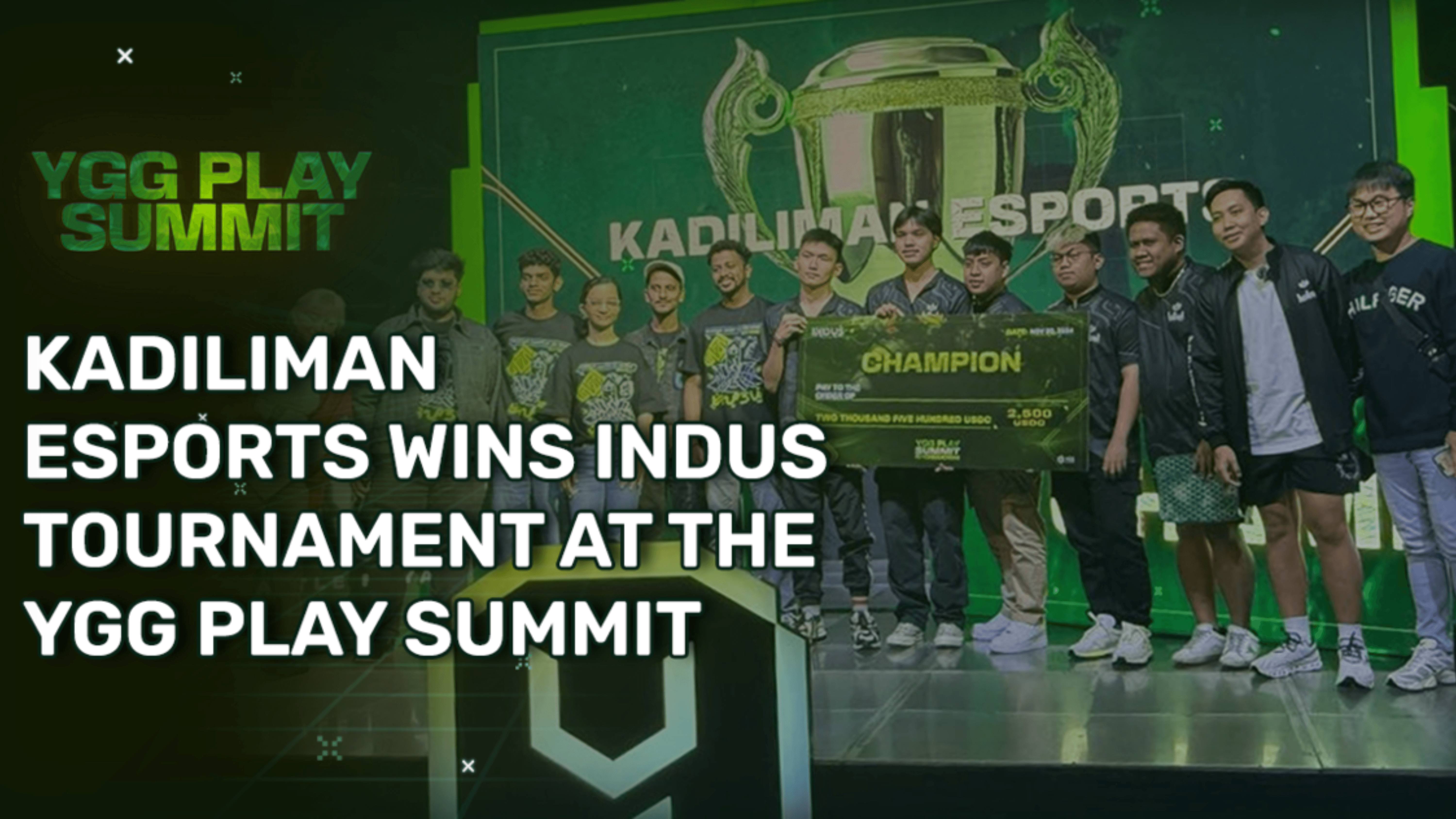 Kadiliman Esports, YGG Play Summit Indus Turnuvası'nı Kazandı image