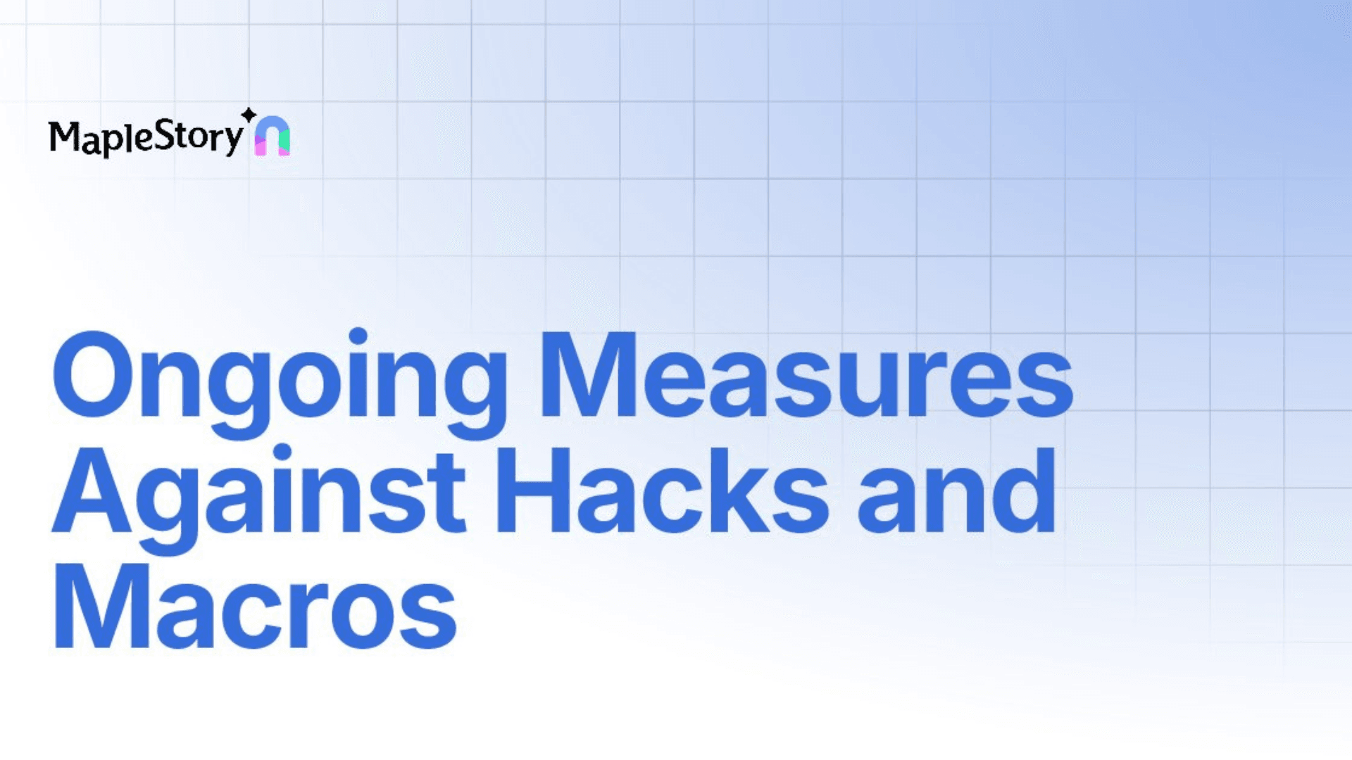 MapleStory N 强化安全措施 image