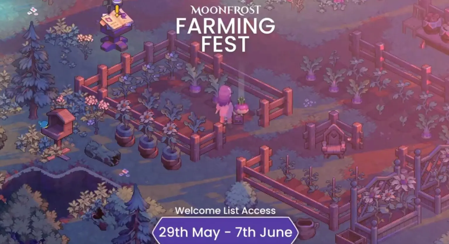 El evento de juegos Moonfrost Farming Fest comienza el 29 de mayo
