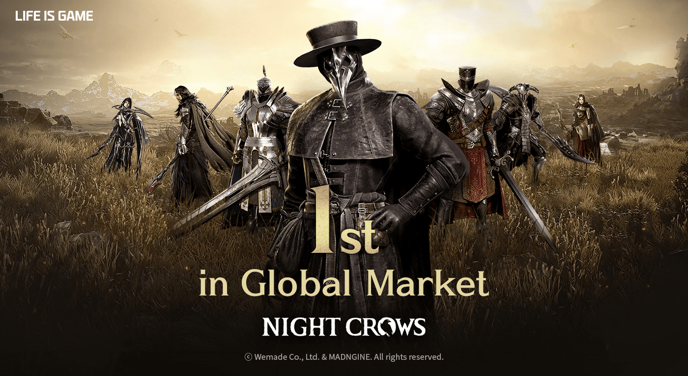 Night Crows تتجاوز 10 ملايين دولار في المبيعات العالمية لشركة Wemade image