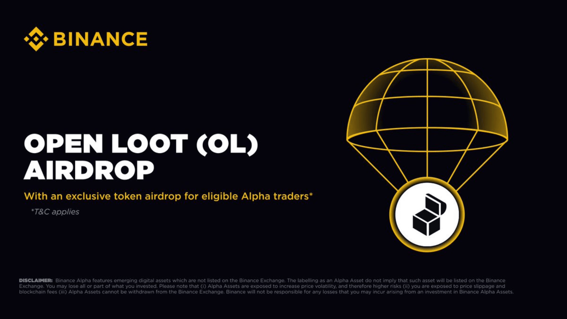 Open Loot (OL) listé sur Binance Alpha image