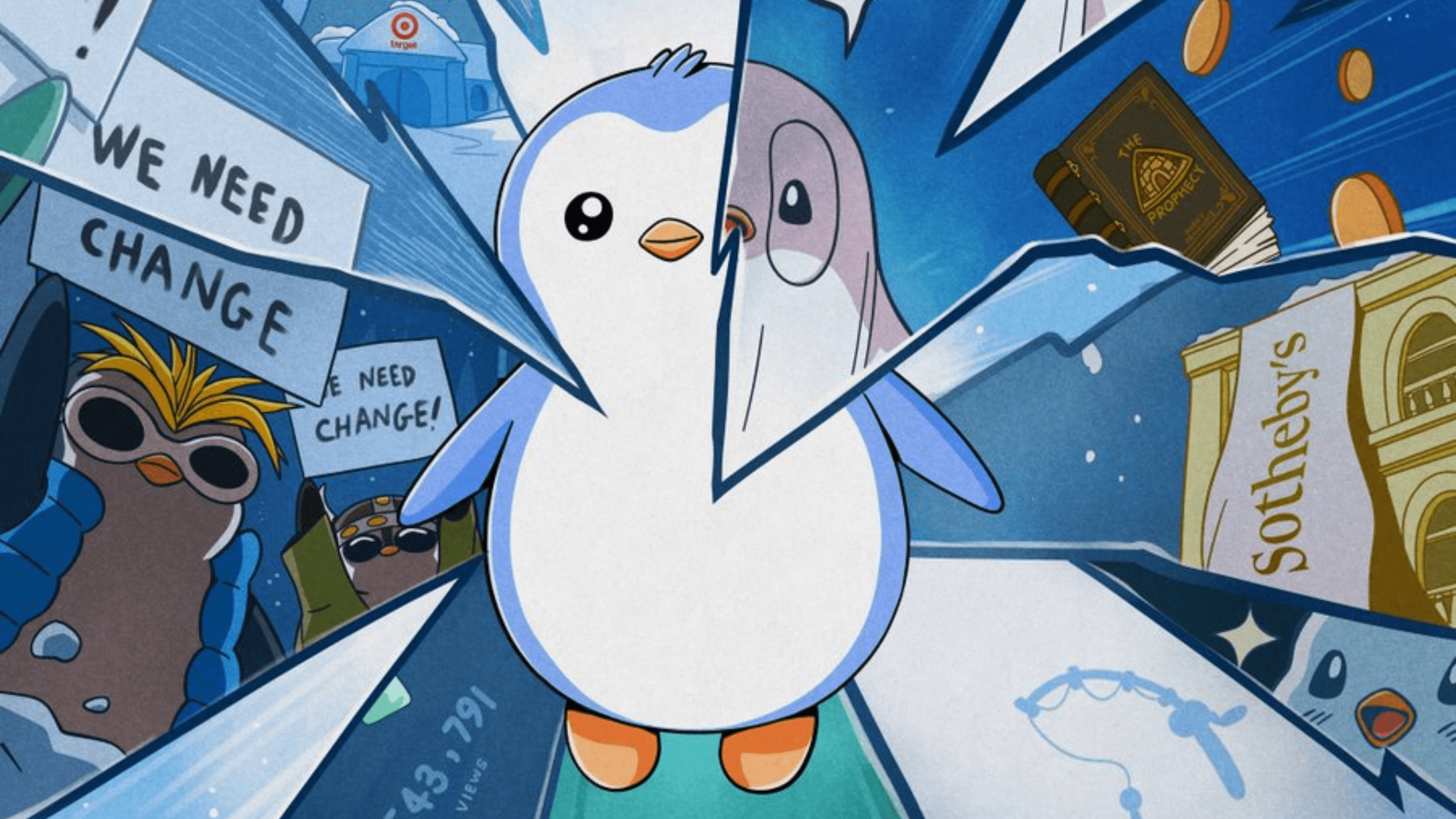 Pudgy Penguins anuncia o token PENGU