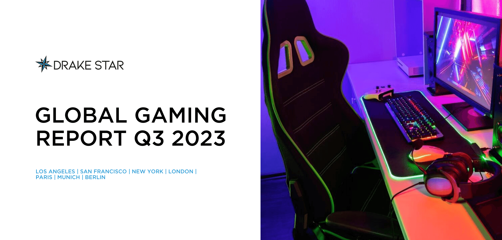 Drake Star's Q3 2023 Gaming Report: M&A, Funding, and Future Trends image