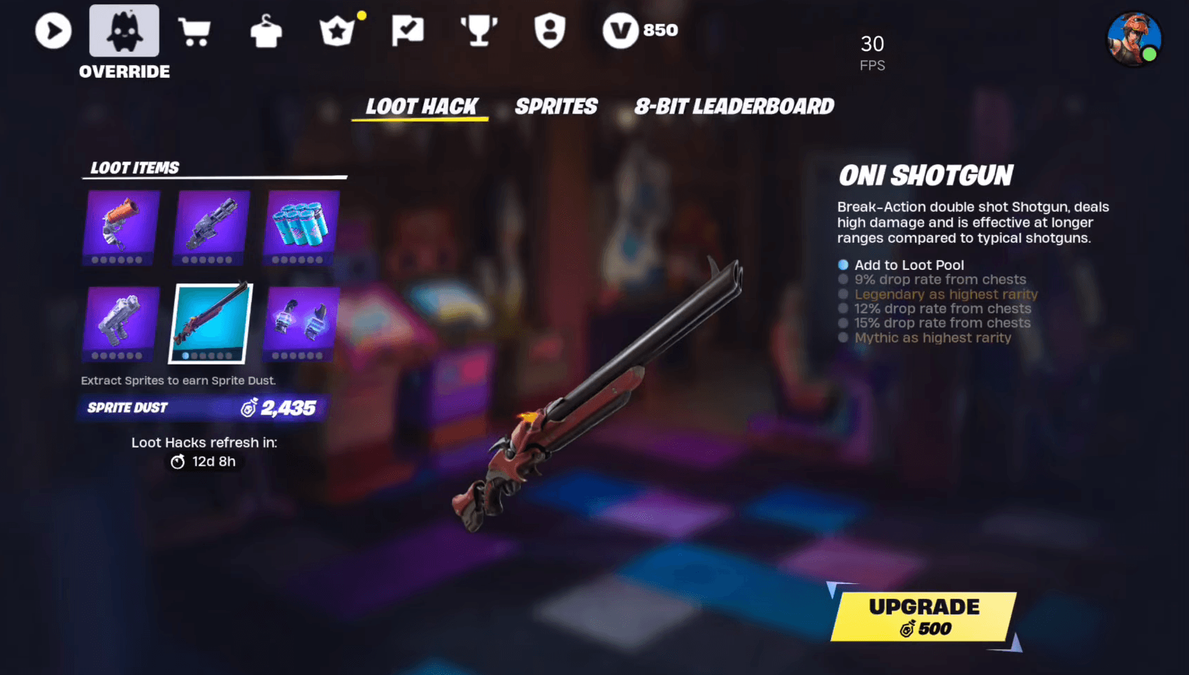 Fortnite第7章第4赛季：Loot Hacks解锁指南