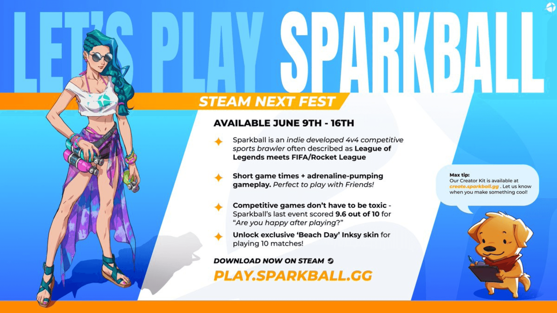 Sparkball 登陆 Steam 新品节 image