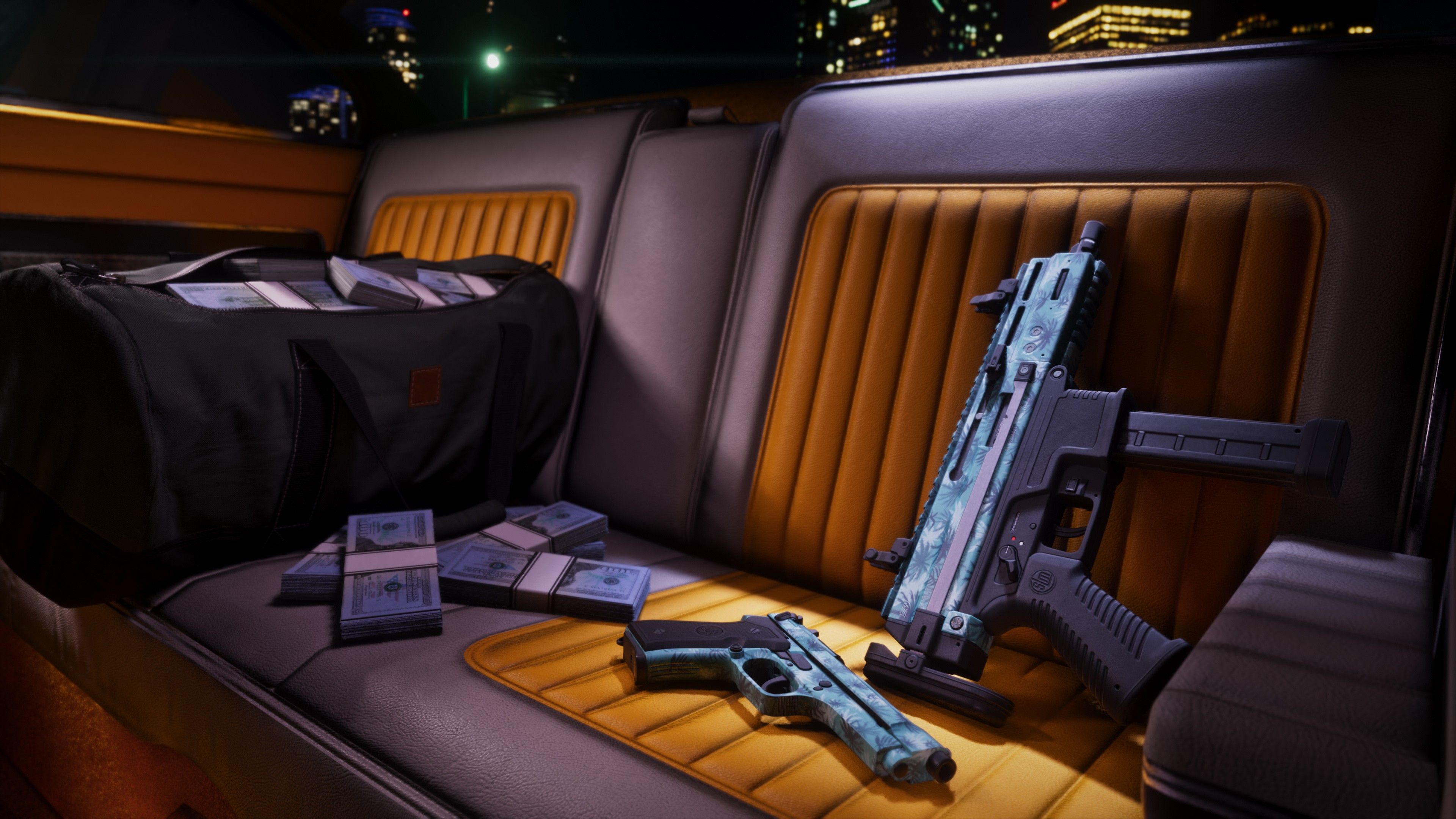 Vintage Vice City weapon pattern