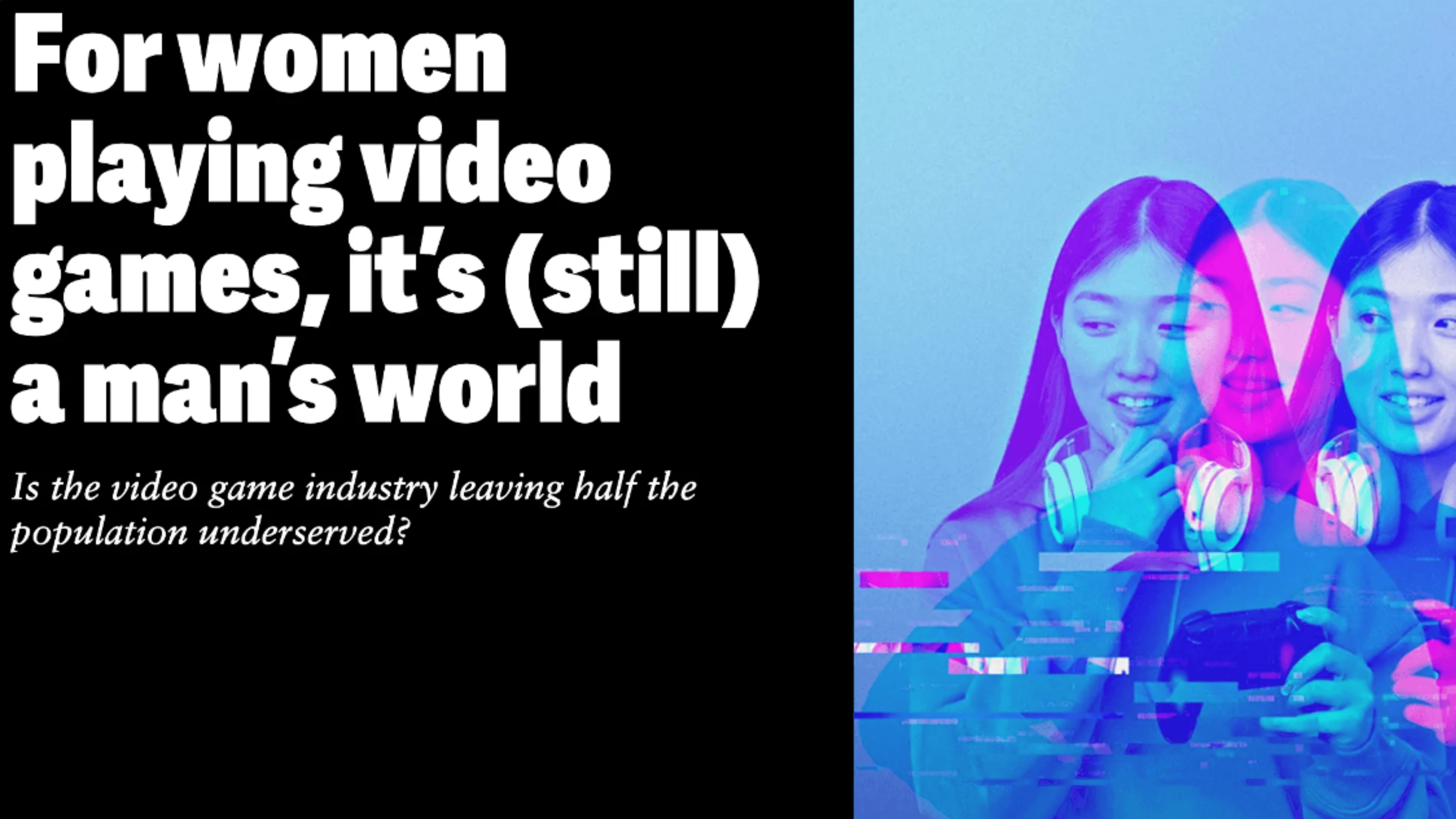 النساء يتجنبن ألعاب الخدمات المباشرة بسبب التحرش image