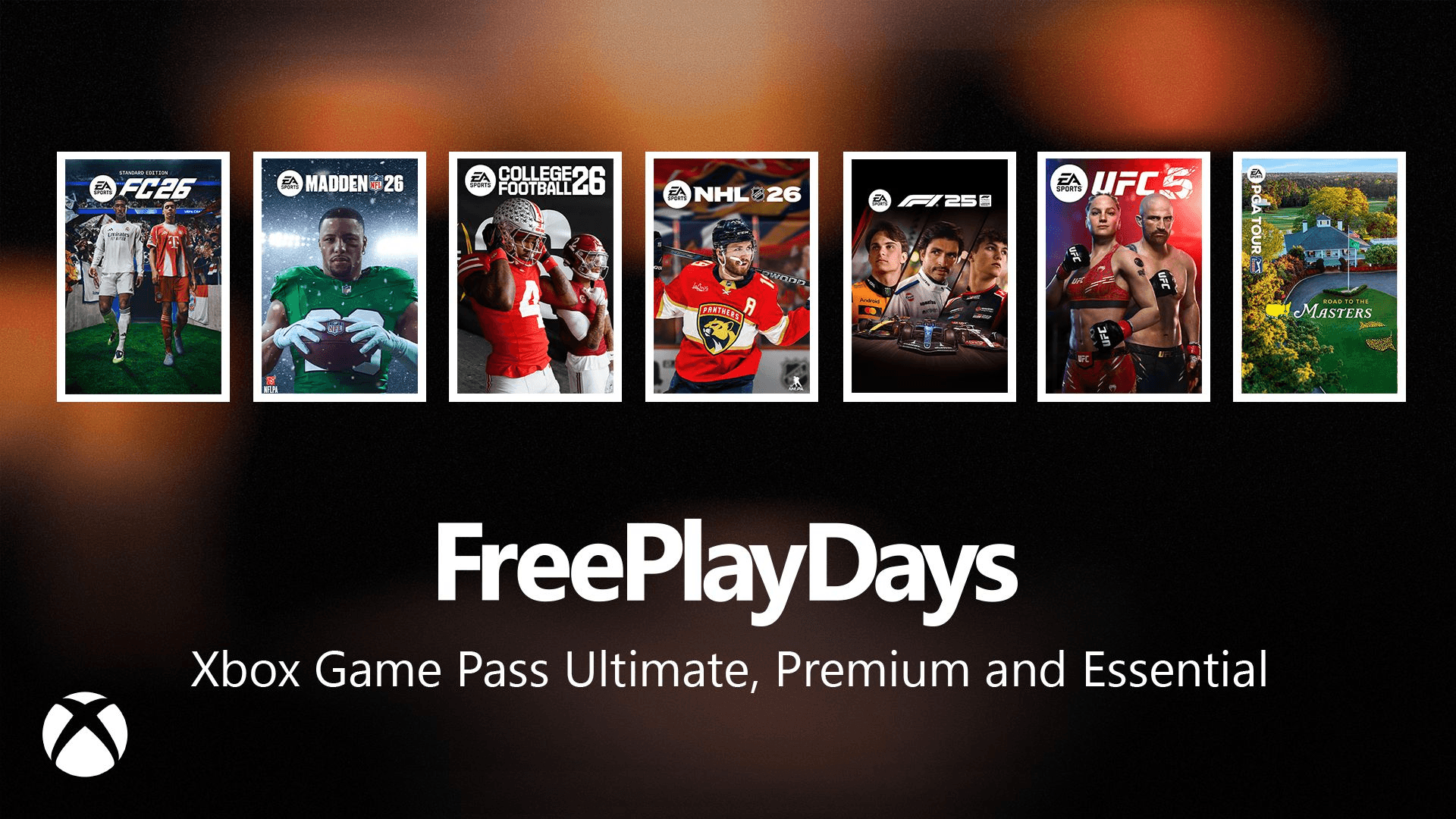 Xbox Free Play Days 2026 重點資訊 image