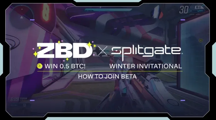 SplitgateとZBDが提携し、ビットコイン報酬を提供 image