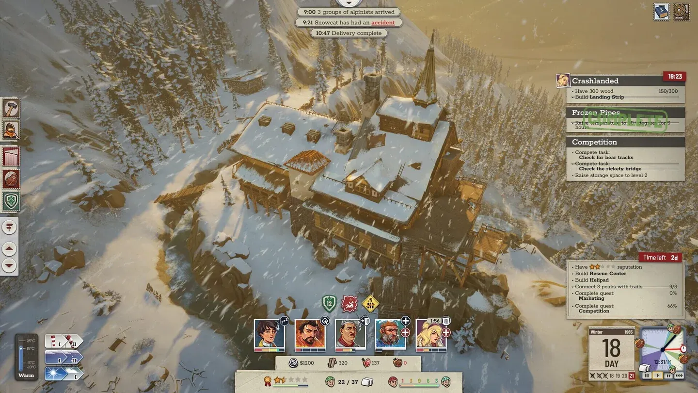 Above the Snow：雪山のホテル経営シミュレーション | GAMES.GG