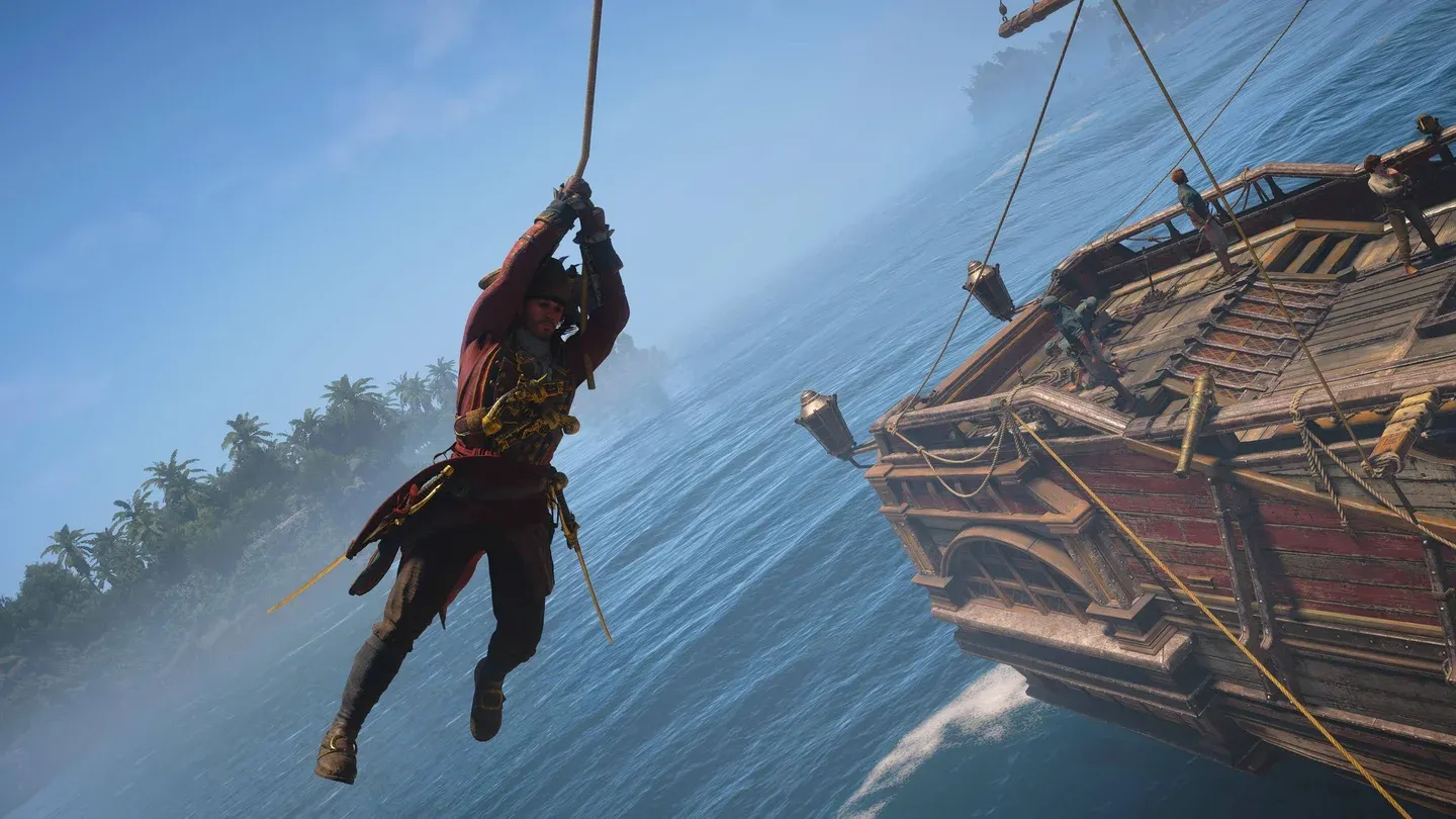 Wings of the Tempest Sails equipped