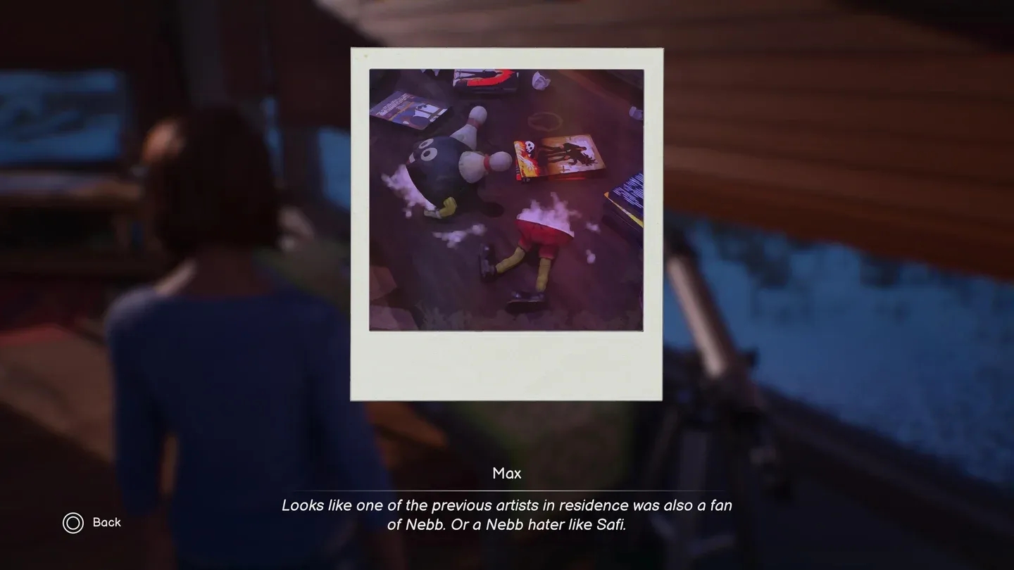 Max retrieves her camera