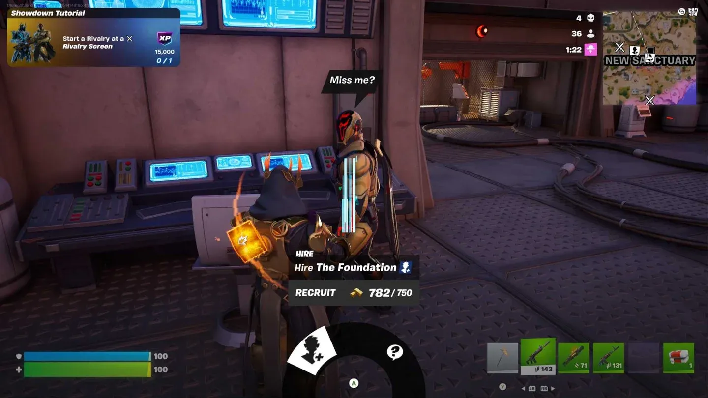 Get the foundations hire screen