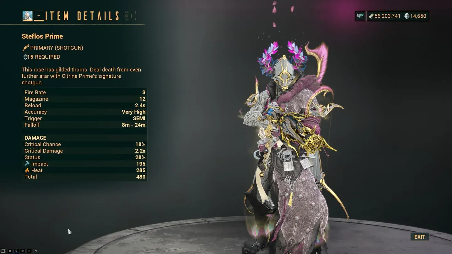 Steflos Prime mod configuration