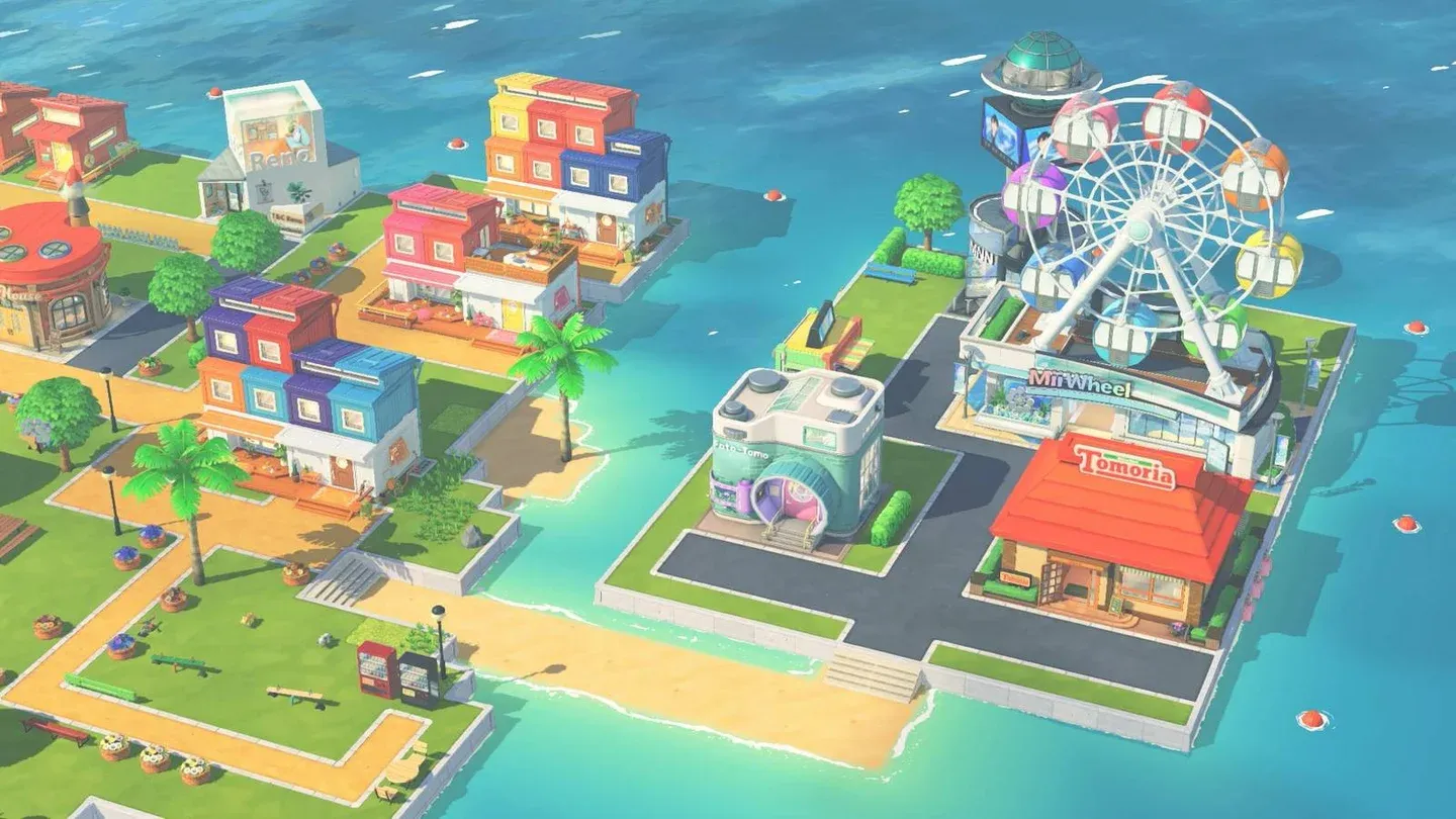 Fully developed island layout