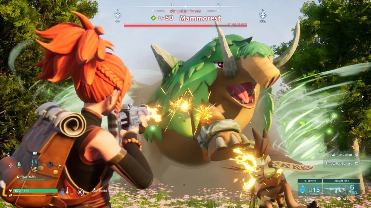 Alpha Boss encounter screen