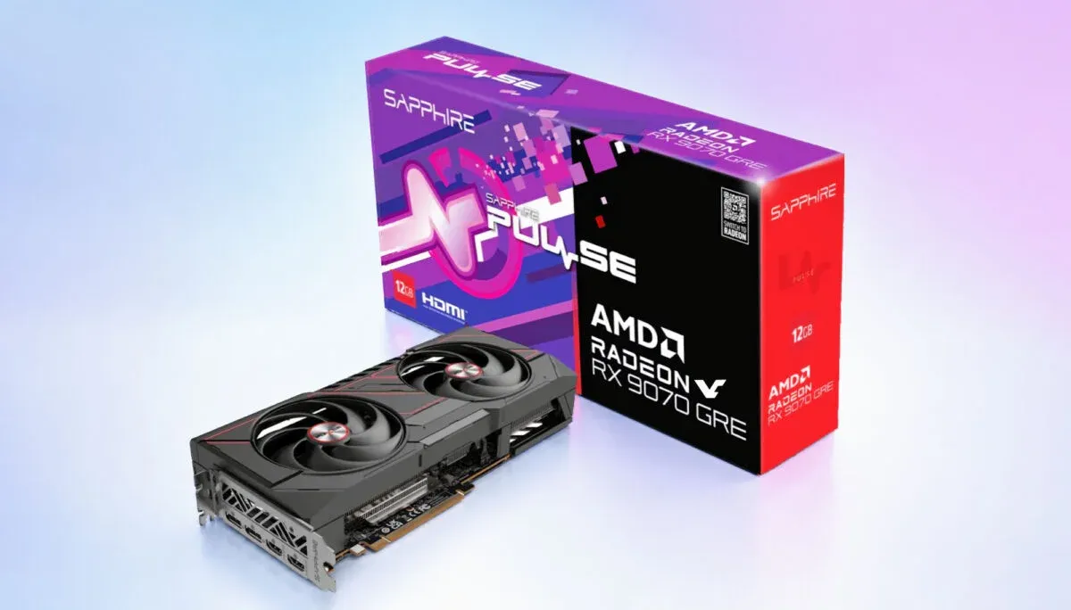 RX 9070 GRE retail packaging