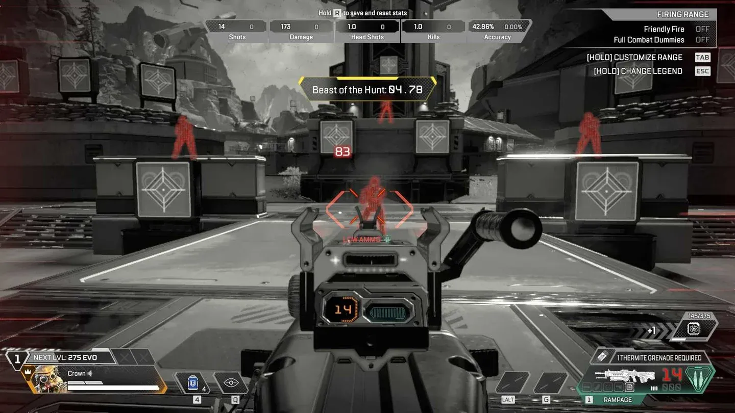 Bloodhound scan in active fight