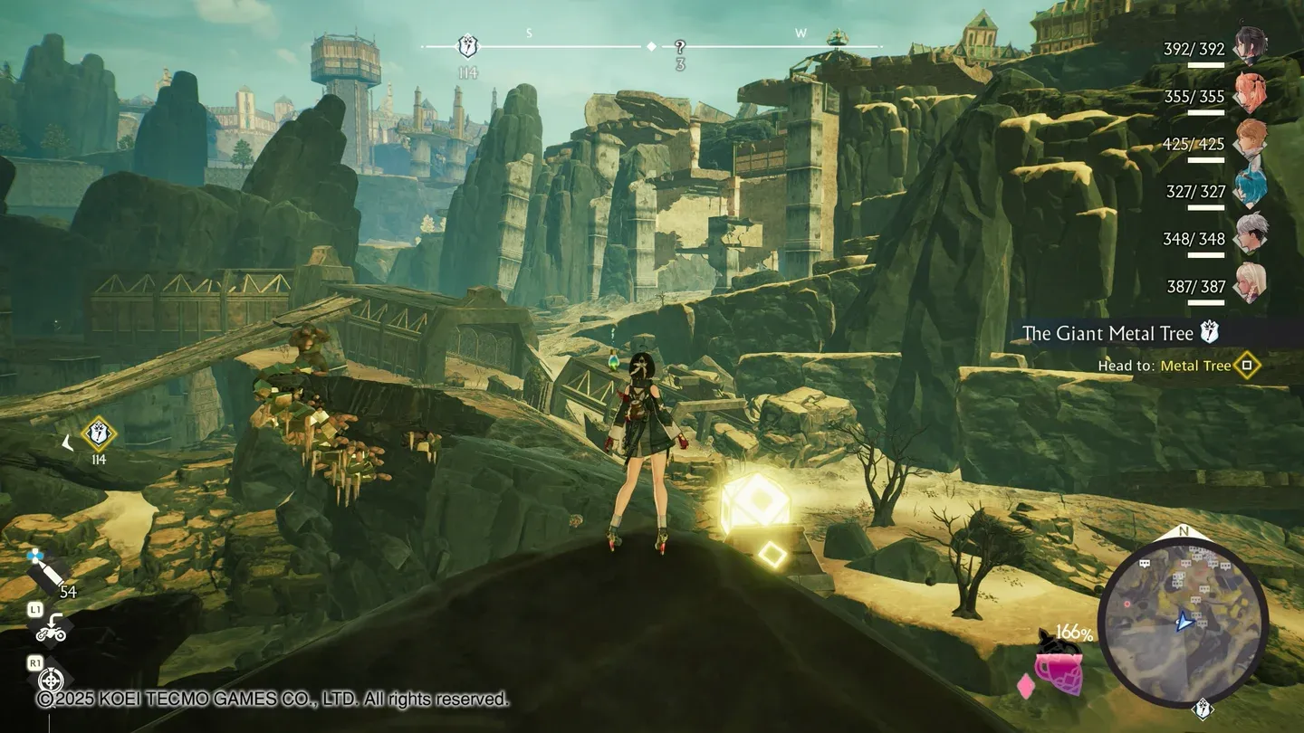 Open world city exploration