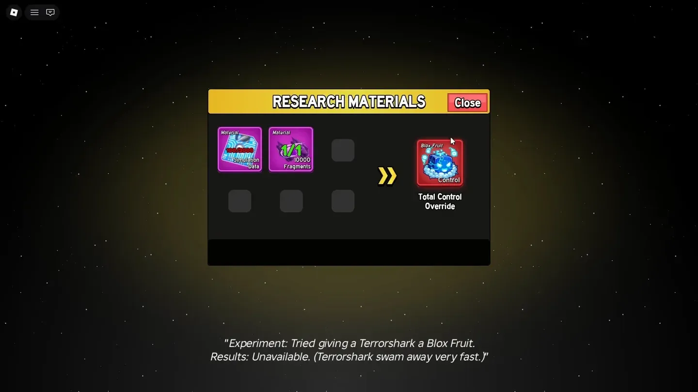 Dominio de la Fruta Control de Blox Fruits activado