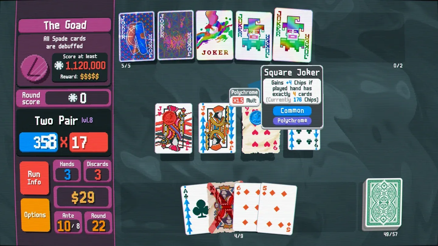 Balatro's multiplier system