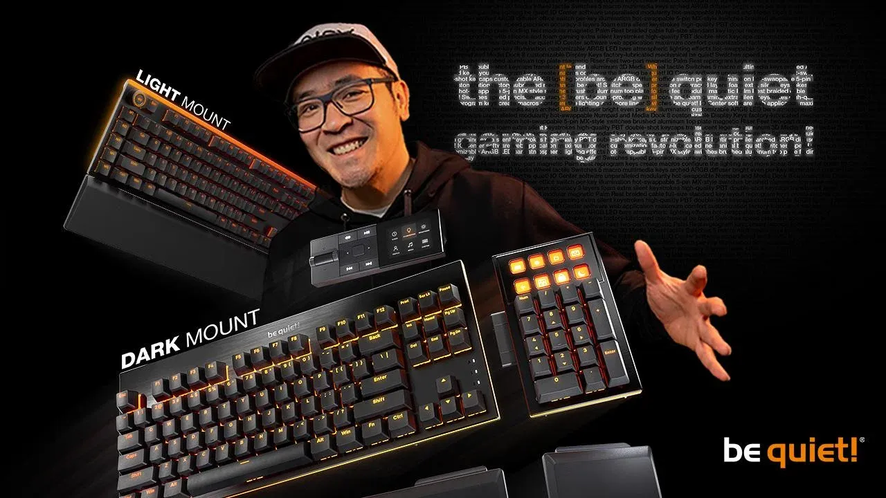 Be Quiet! Light Mount TKL Gaming Keyboard Announced