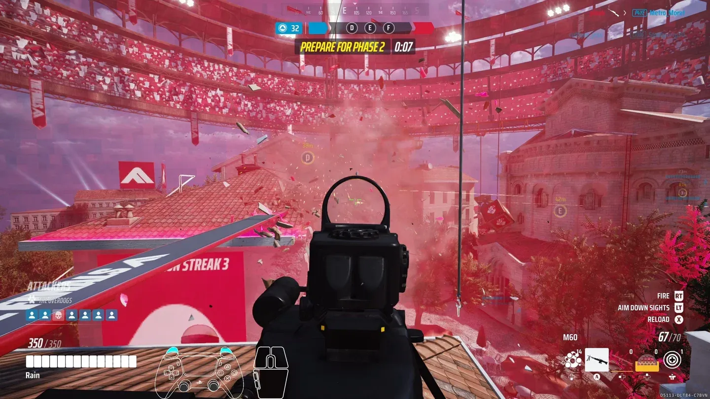 Barricade blocking key entry point