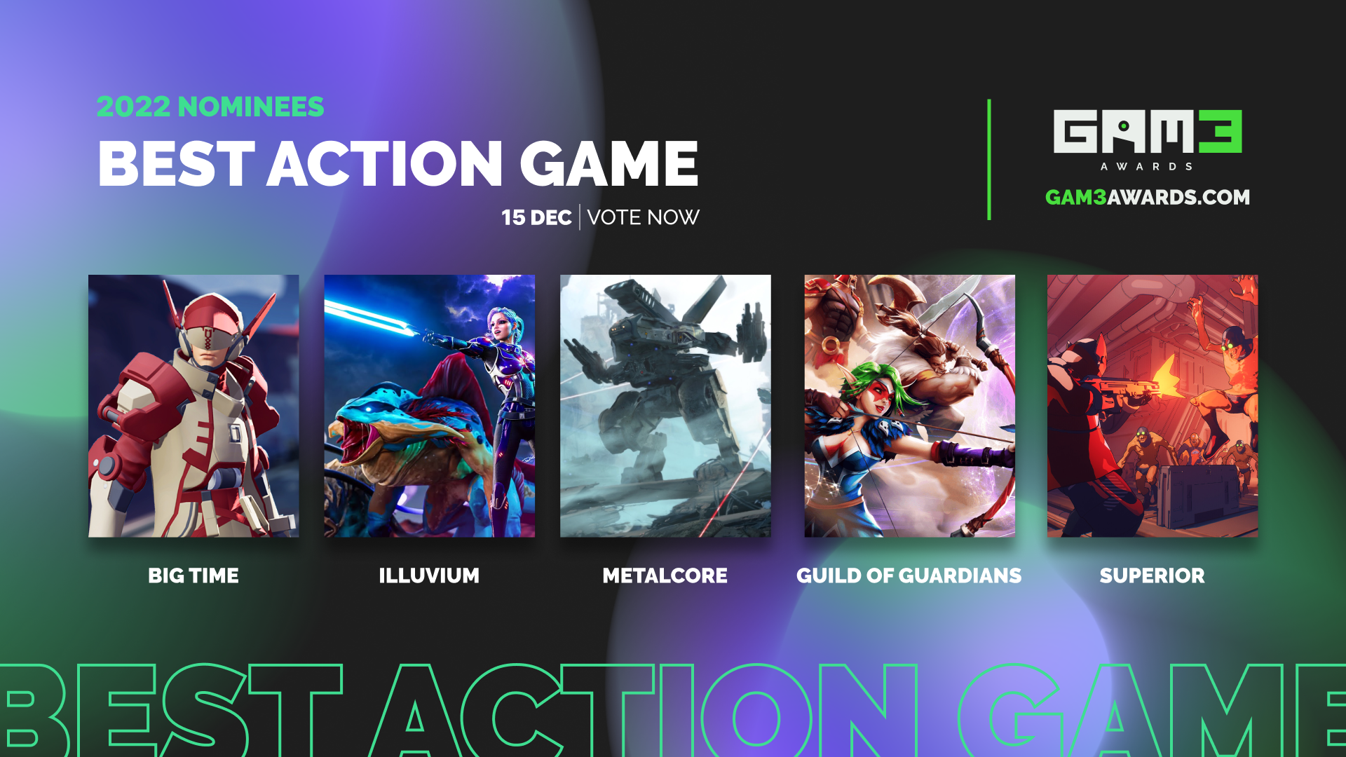 Best Action Games 2022 | GAM3 Award Nominees | GAMES.GG