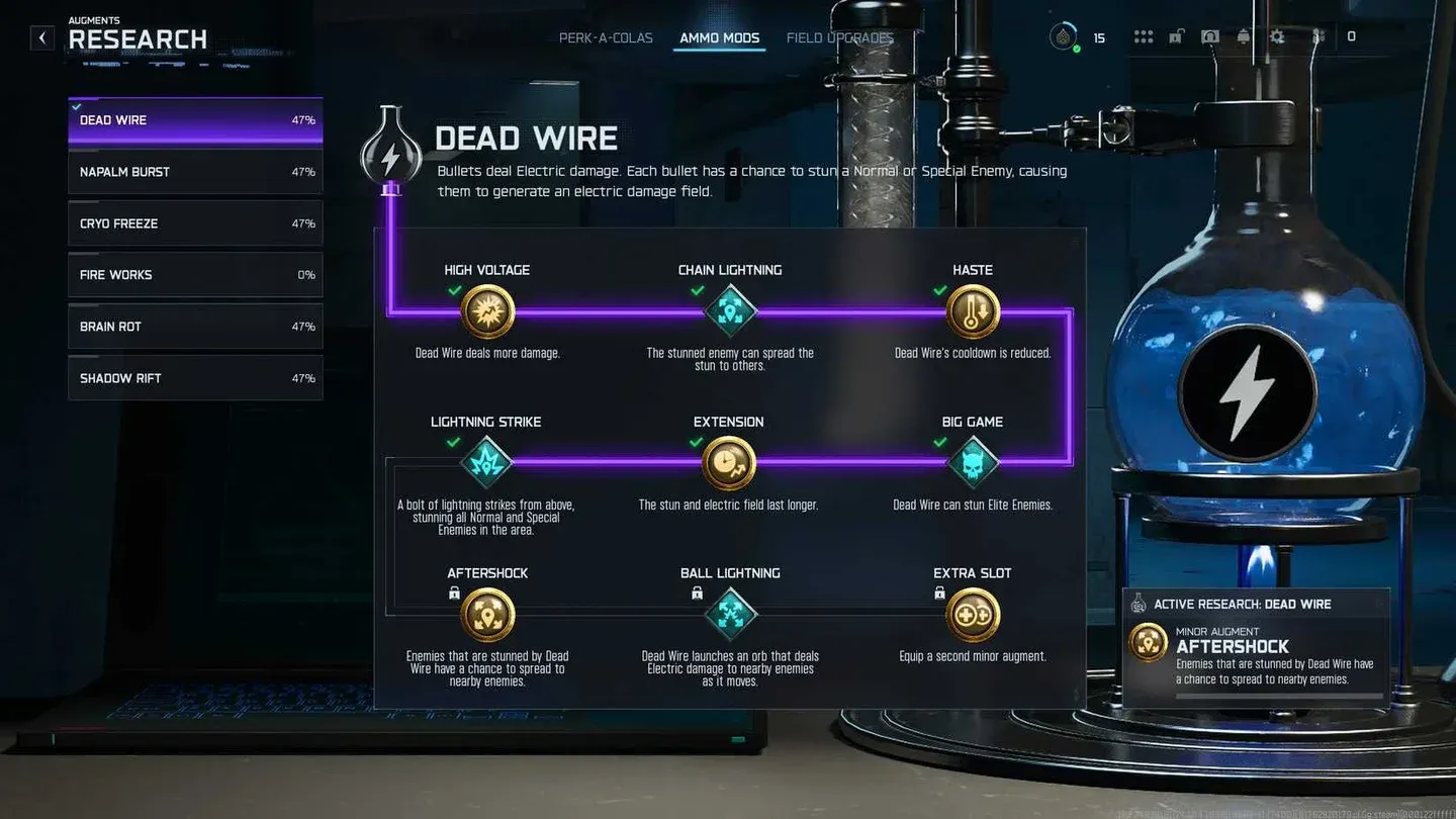 Dead Wire Augment loadout setup