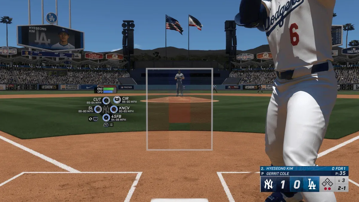 High fielding camera angle