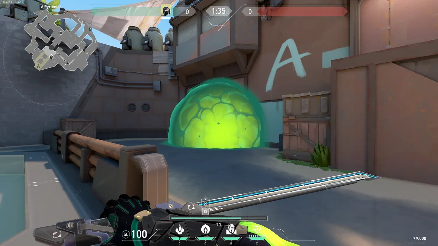 Viper's site-control orb setup
