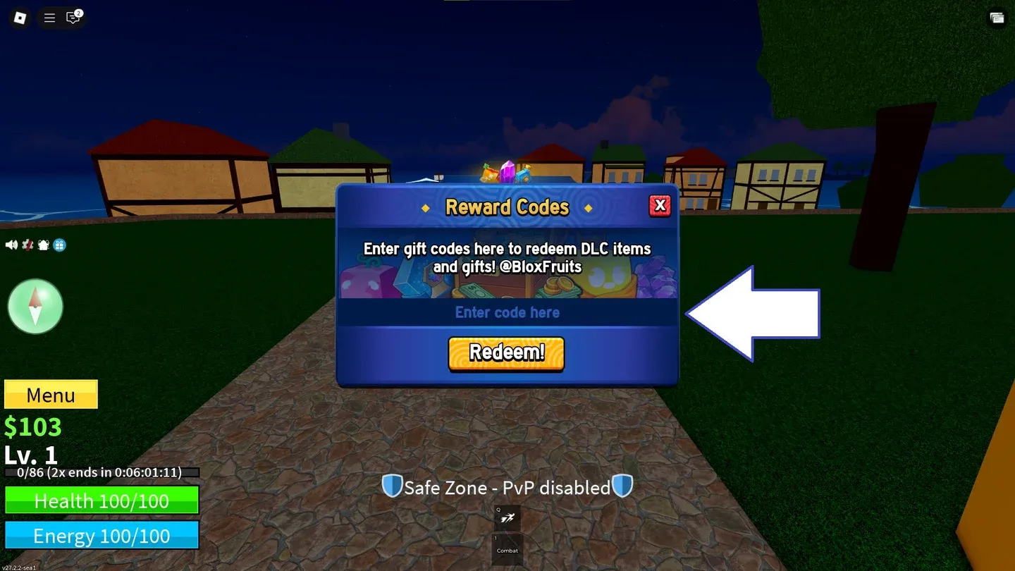 Active 2x EXP boost timer