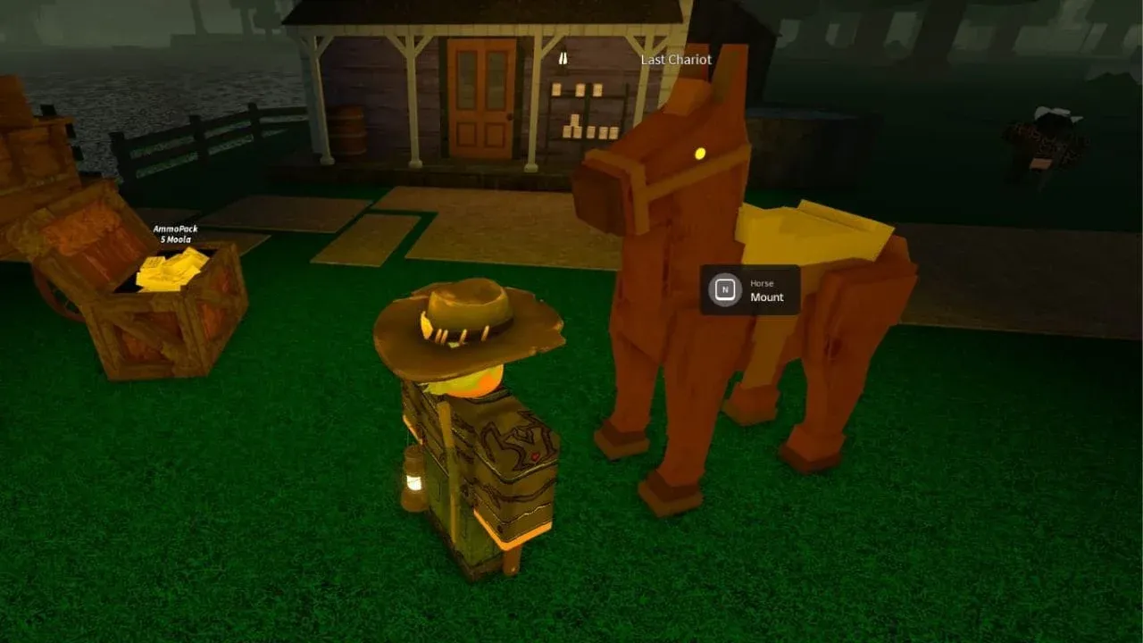 Horse stat screen via M key