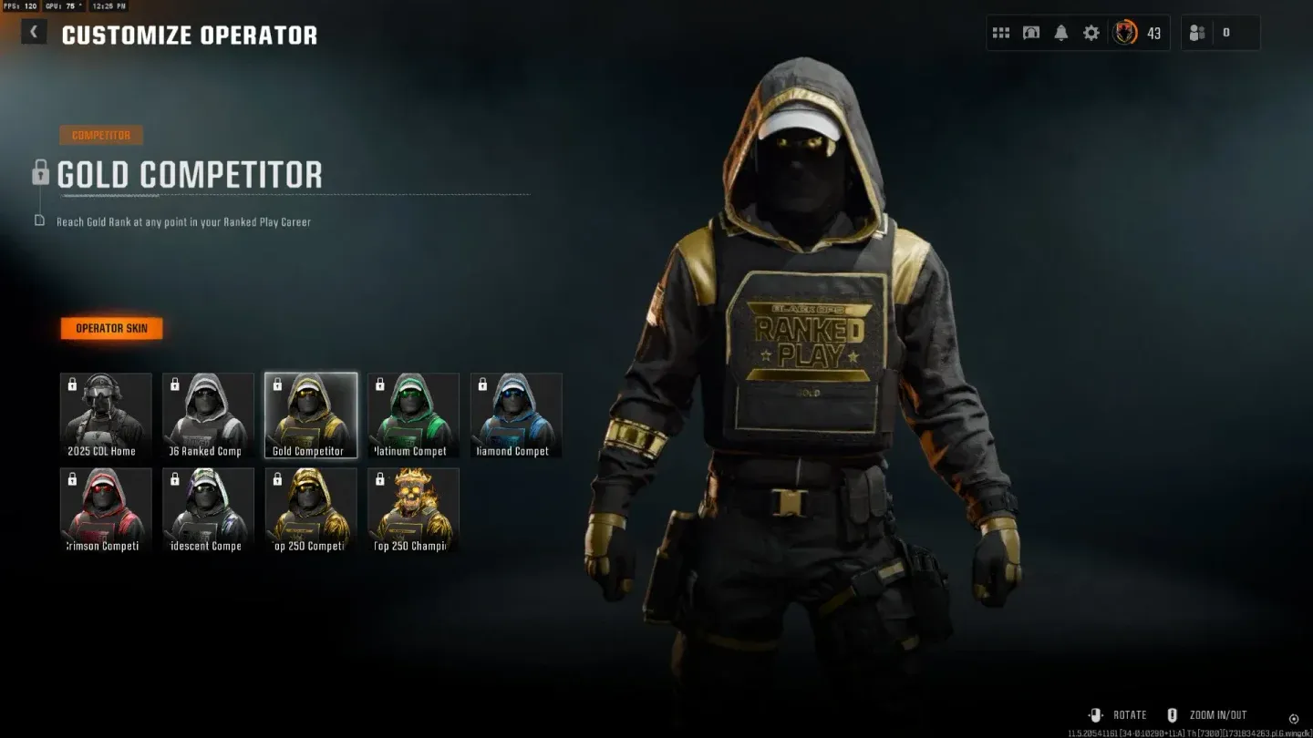 Ranked tier progression overview