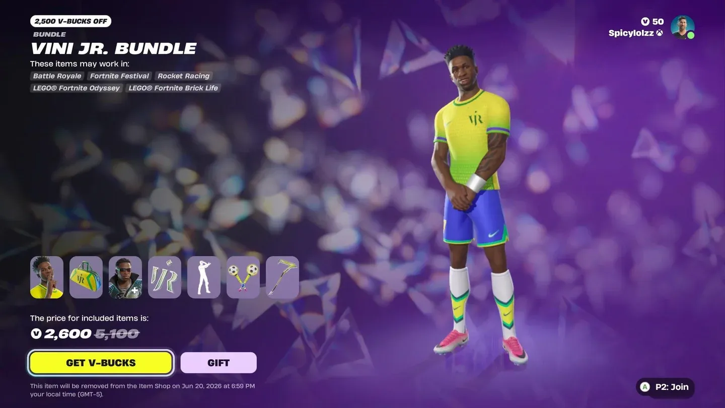 Bundle in the Item Shop