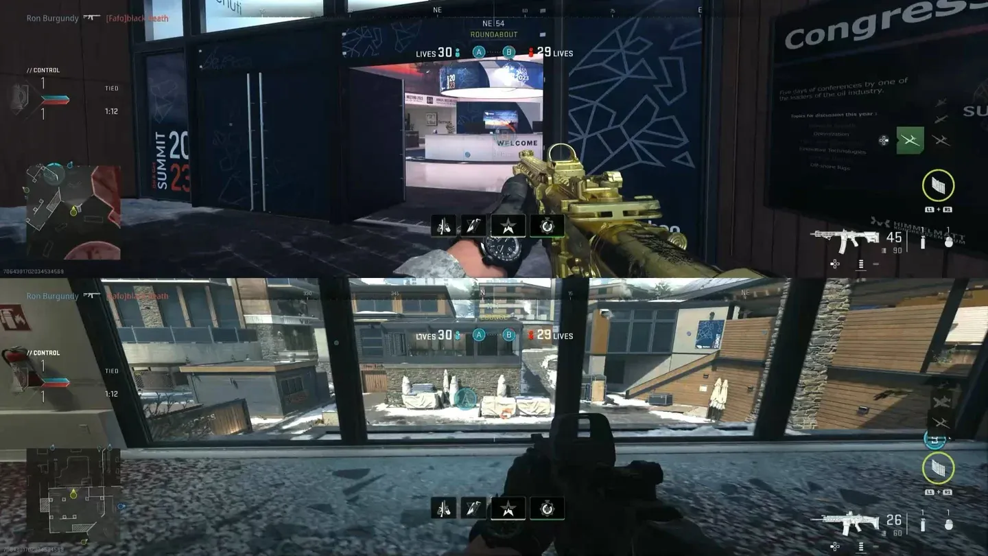 Modern Warfare loadout screen